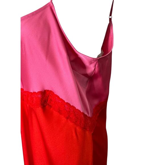 Gianni Bini Pink and Red Mini Dress - Picture 6 of 9